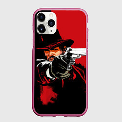 Чехол iPhone 11 Pro матовый Red Dead Redemption