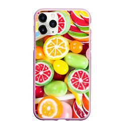 Чехол iPhone 11 Pro матовый Candy Summer, цвет: 3D-розовый