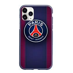 Чехол iPhone 11 Pro матовый Paris Saint-Germain, цвет: 3D-серый