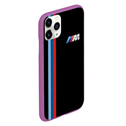 Чехол iPhone 11 Pro матовый BMW BLACK COLLECTION БМВ, цвет: 3D-фиолетовый — фото 2