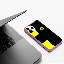 Чехол iPhone 11 Pro матовый BVB FC: Black style, цвет: 3D-фиолетовый — фото 2