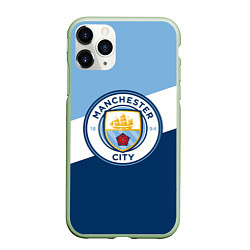 Чехол iPhone 11 Pro матовый FC Manchester City: Colors