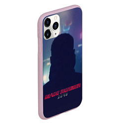 Чехол iPhone 11 Pro матовый BR 2049: Shadow man, цвет: 3D-розовый — фото 2