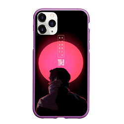 Чехол iPhone 11 Pro матовый Blade Runner: Acid sun, цвет: 3D-фиолетовый