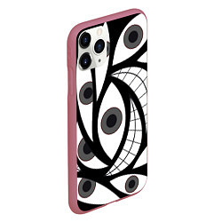 Чехол iPhone 11 Pro матовый Alchemist Eyes, цвет: 3D-малиновый — фото 2
