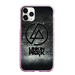 Чехол iPhone 11 Pro матовый Linkin Park: Wall, цвет: 3D-розовый