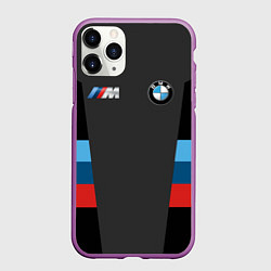 Чехол iPhone 11 Pro матовый BMW 2018 Sport, цвет: 3D-фиолетовый