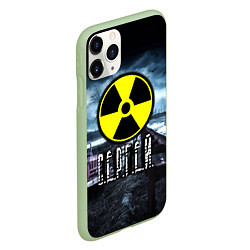 Чехол iPhone 11 Pro матовый S.T.A.L.K.E.R: Сергей, цвет: 3D-салатовый — фото 2