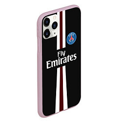 Чехол iPhone 11 Pro матовый PSG FC: Black 2018, цвет: 3D-розовый — фото 2