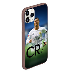 Чехол iPhone 11 Pro матовый CR7, цвет: 3D-коричневый — фото 2