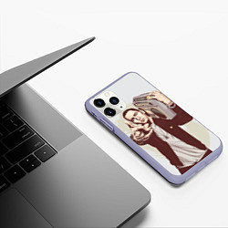 Чехол iPhone 11 Pro матовый Eminem: Street Music, цвет: 3D-светло-сиреневый — фото 2