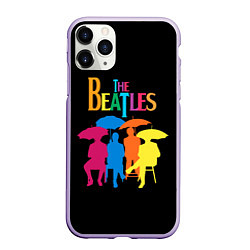 Чехол iPhone 11 Pro матовый The Beatles: Colour Rain