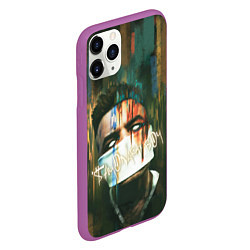 Чехол iPhone 11 Pro матовый Sayonara Boy: Dark side, цвет: 3D-фиолетовый — фото 2