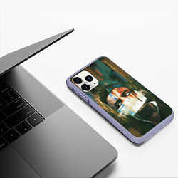 Чехол iPhone 11 Pro матовый Sayonara Boy: Dark side, цвет: 3D-светло-сиреневый — фото 2