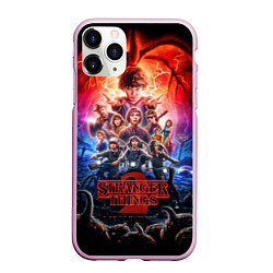 Чехол iPhone 11 Pro матовый Stranger Things 2