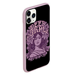 Чехол iPhone 11 Pro матовый Deep Purple, цвет: 3D-розовый — фото 2