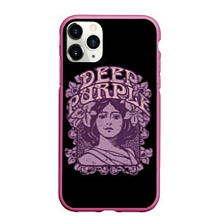 Чехол iPhone 11 Pro матовый Deep Purple, цвет: 3D-малиновый