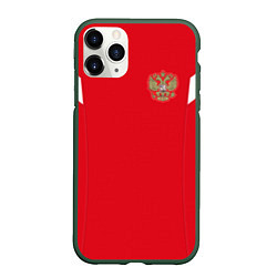 Чехол iPhone 11 Pro матовый Сборная России: ЧМ 2018