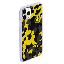 Чехол iPhone 11 Pro матовый Borussia 2018 Military Sport, цвет: 3D-светло-сиреневый — фото 2