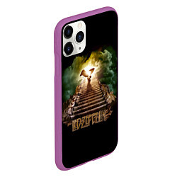 Чехол iPhone 11 Pro матовый Led Zeppelin: Way to Heaven, цвет: 3D-фиолетовый — фото 2