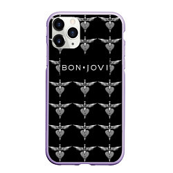 Чехол iPhone 11 Pro матовый Bon Jovi