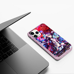 Чехол iPhone 11 Pro матовый No Game No Life Zero, цвет: 3D-розовый — фото 2