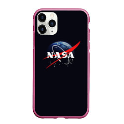 Чехол iPhone 11 Pro матовый NASA: Black Space