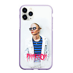 Чехол iPhone 11 Pro матовый Pharaoh: White side, цвет: 3D-светло-сиреневый