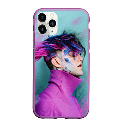 Чехол iPhone 11 Pro матовый Lil Peep: Neon Style