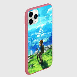 Чехол iPhone 11 Pro матовый Z-Link, цвет: 3D-малиновый — фото 2