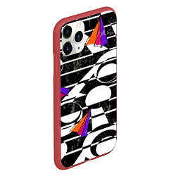 Чехол iPhone 11 Pro матовый Pop ART collection, цвет: 3D-красный — фото 2