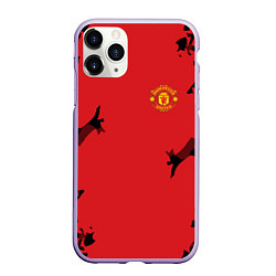 Чехол iPhone 11 Pro матовый FC Manchester United: Red Original