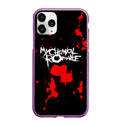 Чехол iPhone 11 Pro матовый My Chemical Romance, цвет: 3D-фиолетовый