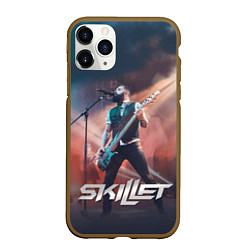 Чехол iPhone 11 Pro матовый Skillet: John Cooper, цвет: 3D-коричневый