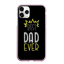 Чехол iPhone 11 Pro матовый Best Dad Ever