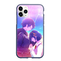 Чехол iPhone 11 Pro матовый Your Name, цвет: 3D-серый