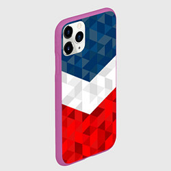 Чехол iPhone 11 Pro матовый Форма России, цвет: 3D-фиолетовый — фото 2