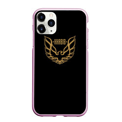Чехол iPhone 11 Pro матовый Khabib: Gold Eagle