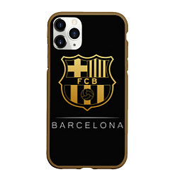 Чехол iPhone 11 Pro матовый Barcelona Gold Edition
