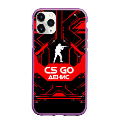 Чехол iPhone 11 Pro матовый CS:GO - Денис