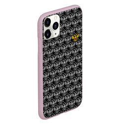 Чехол iPhone 11 Pro матовый Russia Pattern, цвет: 3D-розовый — фото 2