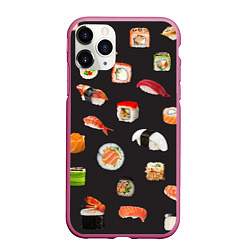 Чехол iPhone 11 Pro матовый Планета суши