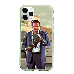 Чехол iPhone 11 Pro матовый GTA V: Michael