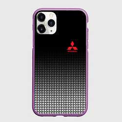 Чехол iPhone 11 Pro матовый MITSUBISHI SPORT, цвет: 3D-фиолетовый