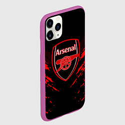 Чехол iPhone 11 Pro матовый Arsenal FC: Sport Fashion, цвет: 3D-фиолетовый — фото 2