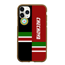 Чехол iPhone 11 Pro матовый Chechnya, Russia
