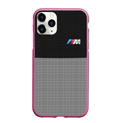 Чехол iPhone 11 Pro матовый BMW 2018 M Sport, цвет: 3D-малиновый
