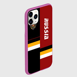 Чехол iPhone 11 Pro матовый Russian Empire, цвет: 3D-фиолетовый — фото 2
