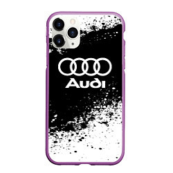 Чехол iPhone 11 Pro матовый Audi: Black Spray