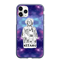 Чехол iPhone 11 Pro матовый Kizaru, цвет: 3D-серый